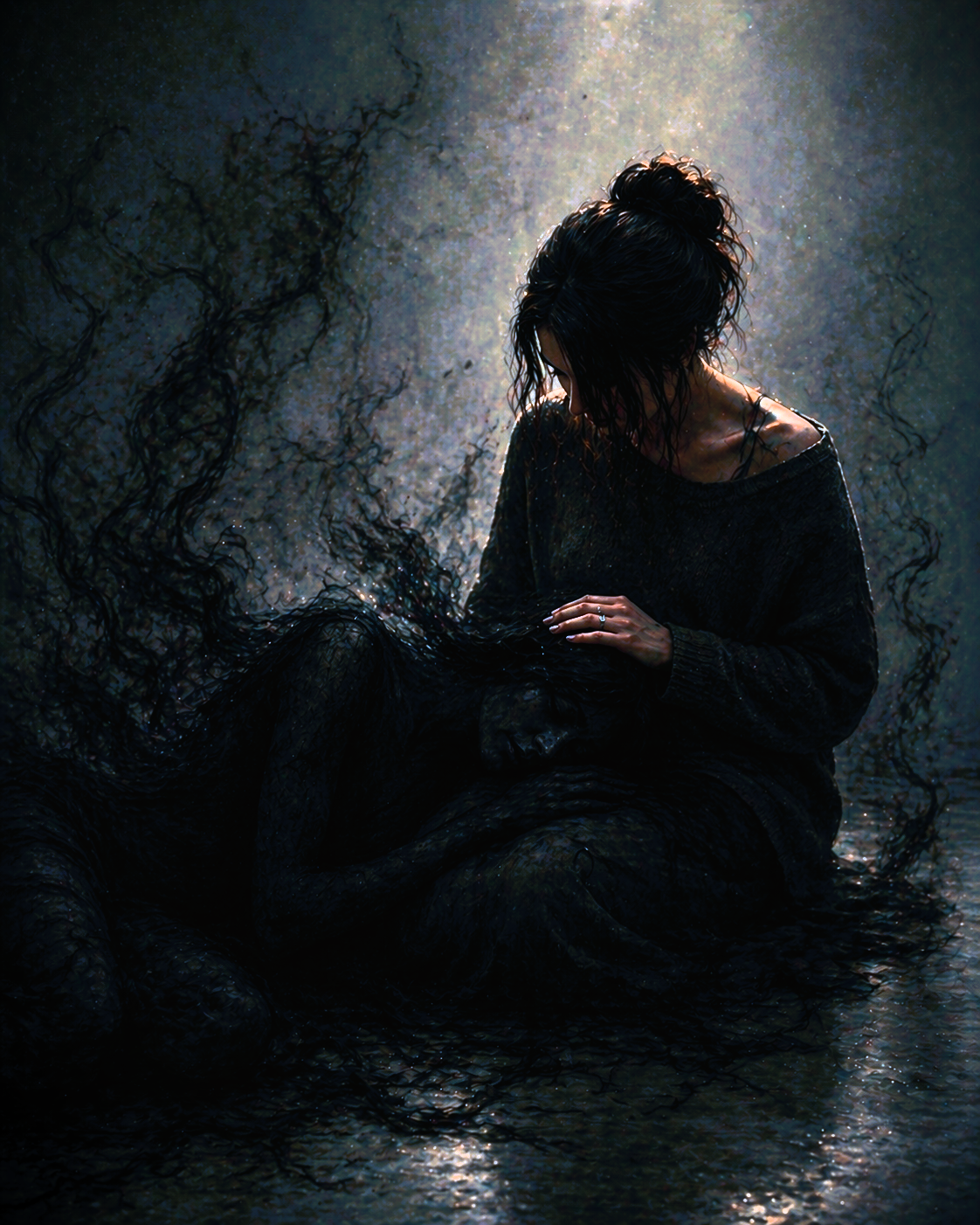 She comes